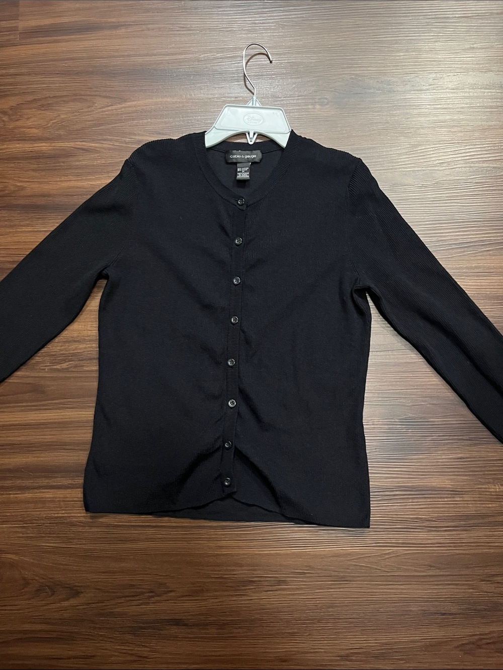 Cable & Gauge black cardigan
